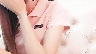 美女包臀裙黑丝美腿展示美足掰开粉穴特写01