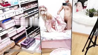 【69堂免费视频】软萌软萌的妹子_轻花嫁白丝萝莉_小公主上身全攻速套装_白丝LO娘主动上位骑乘_每一下都直达花心_DeWa