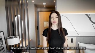 【69堂午夜视频】酒店经理出色地处理了客户的投诉用骚逼堵住客户的嘴大鸡巴插入小穴驱散所有投诉