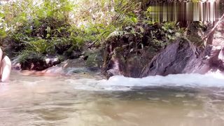 【69堂午夜视频】到瀑布下群交野战，来一场激情的精液SPA