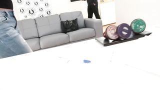 【69堂午夜视频】骚逼在摄影采访时被骚逼猛烈抽插爆操后入内射