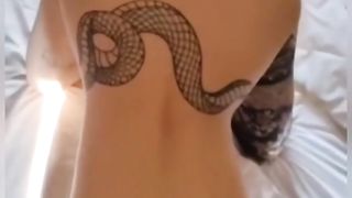 【69堂午夜视频】成都纯欲符文女战士申请出战与炮友性爱视频流出_满背纹身搭配烂黑逼_野鸡女神千人骑万人操