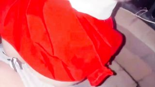 【69堂午夜视频】爸妈睡着后拉着妹妹在天台做爱，面对城市的夜景后入蜜桃臀小穴抽插喷射