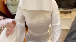 【69堂午夜视频】亲姐扮成幽灵娘主动求操，还让我给她找大鸡巴，就这出水量龙王来了也得夸俩句