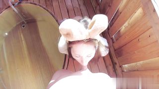 【69堂午夜视频】雪天户外性爱室外干完里面干